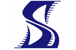 Stylized letter "S" in blue with integrated ruler markings.